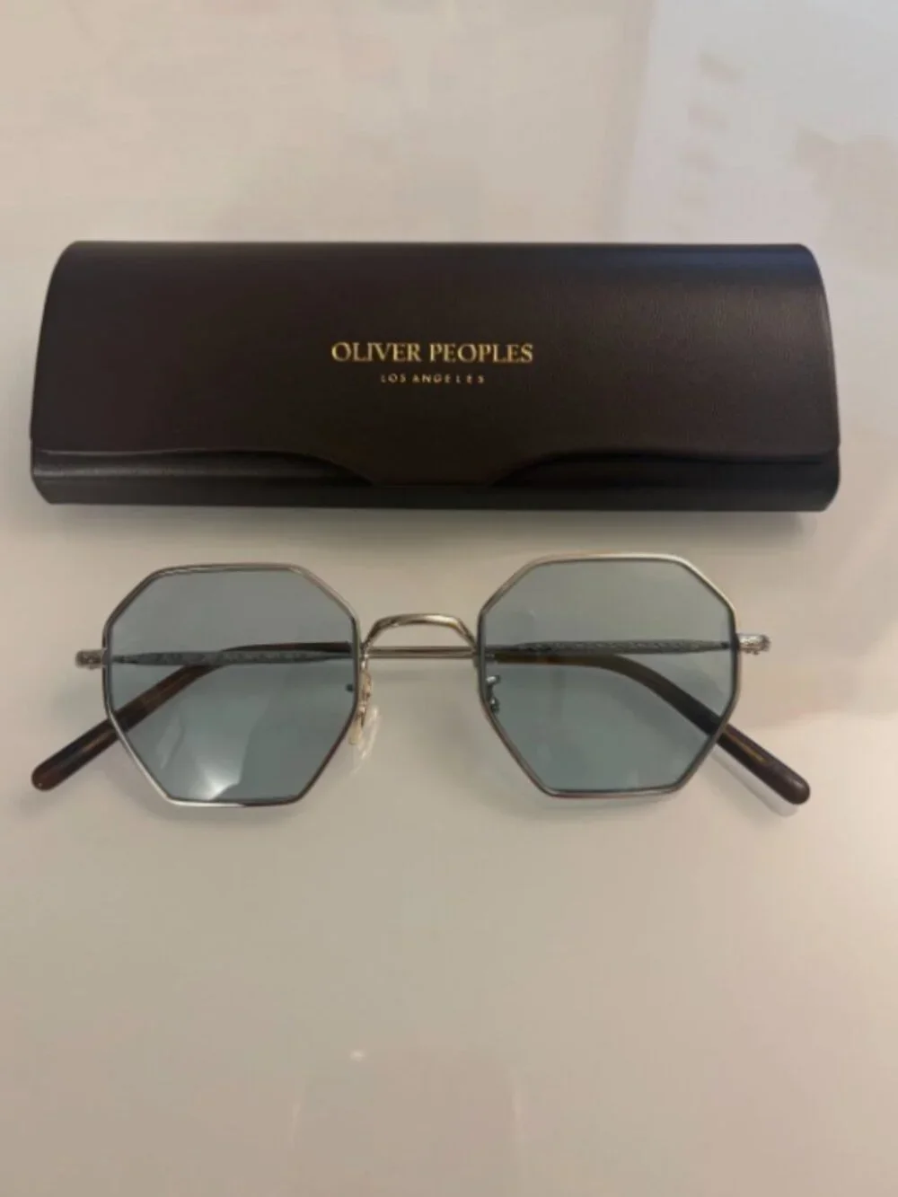 • OLIVER PEOPLES HOLENDER 47mm OV1312 in Sea Mist MSRP$465 Great Gift